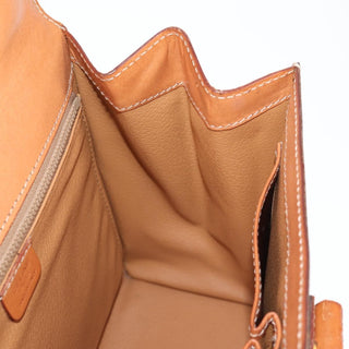 Celine Vintage Convertible Top Handle Bag Macadam Coated Canvas