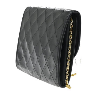 Chanel Vintage Round Flap Bag Quilted Lambskin