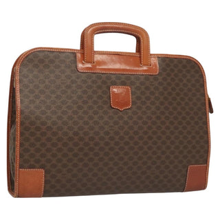 Celine Macadam Briefcase Canvas and leather