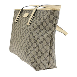 Gucci Plus Tote GG Coated Canvas with Leather