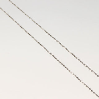 Tiffany & Co. Elsa Peretti Bean Pendant Necklace Sterling Silver