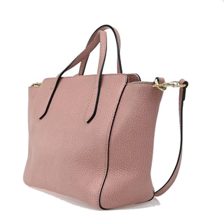 Gucci Swing Crossbody Bag Pebbled Leather