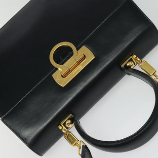 Salvatore Ferragamo Gancini Convertible Top Handle Bag Leather