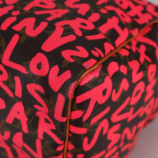 Louis Vuitton Speedy Handbag Limited Edition Monogram Graffiti