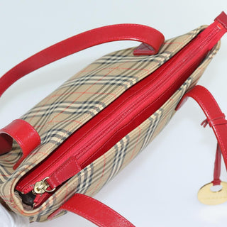 Burberry Nova Check Tote Canvas and Leather