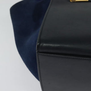 Celine Trapeze Bag Leather with Suede
