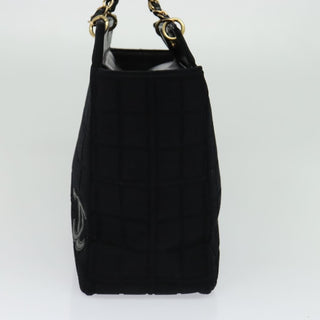 Chanel Chocolate Bar Chain Tote Quilted Jersey