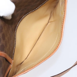 Celine Vintage Macadam Shoulder Bag Canvas and Leather