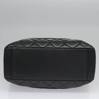 Chanel Petite Shopping Tote Quilted Caviar