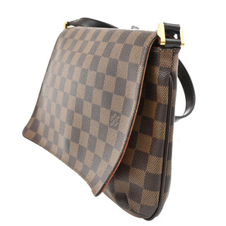 Louis Vuitton Musette Tango Handbag Damier
