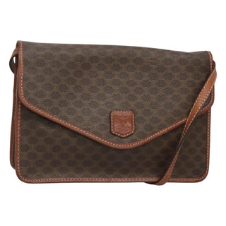 Celine Macadam Shoulder Bag PVC Leather