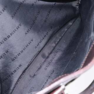 Burberry Nova Check Tote Canvas and Leather