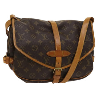 Louis Vuitton Saumur Handbag Monogram Canvas