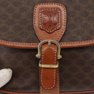 Celine Macadam Shoulder Bag PVC Leather