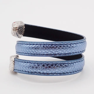 Bvlgari Serpenti Forever Double Wrap Bracelet Leather