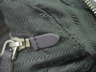 Prada Buckle Dome Satchel Tessuto