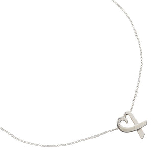 Tiffany & Co. Paloma Picasso Loving Heart Pendant Necklace Silver 925
