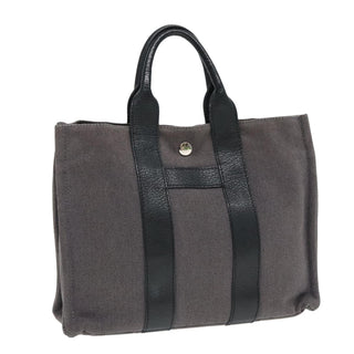 Hermes Sac Harnais Tote Toile and Leather