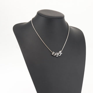 Christian Dior Logo Necklace Metal