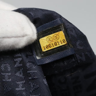 Chanel Vintage Bowler Bag Printed Canvas