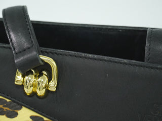 Versace Animal print Tote bag Leopard PVC