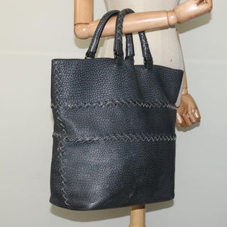 Bottega Veneta Shopping Tote Leather with Intrecciato Detail