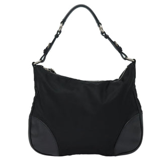 Prada Zip Hobo Tessuto with Leather