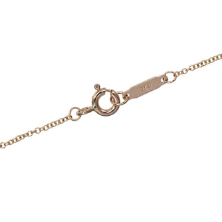 Tiffany & Co. Metro Heart Pendant Necklace 18K Rose Gold and Diamonds