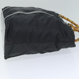 Gucci Vintage Bamboo Handle Tote Nylon