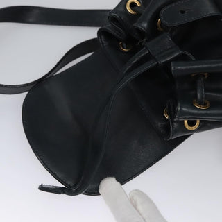 Gucci Vintage Bamboo Backpack Leather