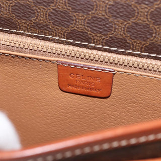 Celine Macadam Shoulder Bag PVC Leather