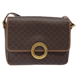 Celine Macadam Shoulder Bag PVC Leather