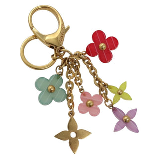 Louis Vuitton Pop Flowers Bag Charm Enamel with Metal