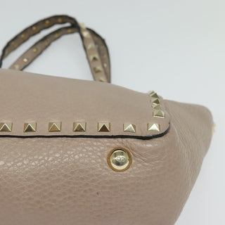 Valentino Garavani Rockstud Tote Pebbled Leather