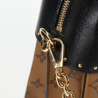 Louis Vuitton City Malle Handbag Reverse Monogram Canvas and Leather