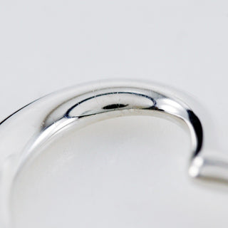 Tiffany & Co. Elsa Peretti Open Heart Pendant Necklace Sterling Silver