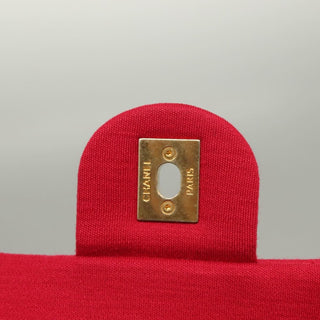 Chanel Classic Single Flap Bag Chevron Jersey