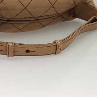 Chanel Vintage Wild Stitch Zip Shoulder Bag Quilted Lambskin