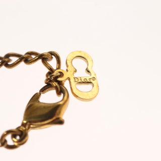 Christian Dior CD Pendant Necklace Gold-plated