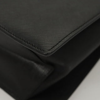 Salvatore Ferragamo Double Gancini Top Handle Bag Saffiano Leather