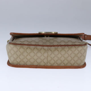 Celine Vintage Macadam Shoulder Bag Canvas