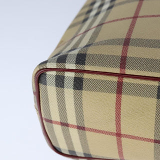 Burberry Top Handle Tote Haymarket Coated Canvas