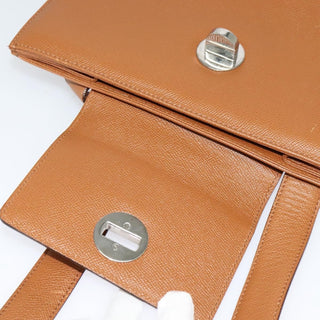 Bvlgari Turnlock Flap Convertible Top Handle Leather
