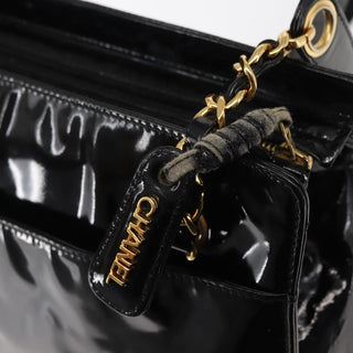 Chanel Vintage Timeless Zip Tote Patent Leather