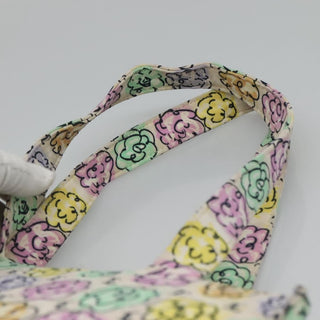 Chanel Vintage Camellia Tote Printed Nylon