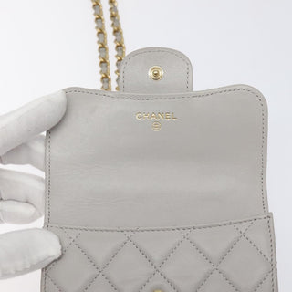 Chanel Vintage CC Flap Crossbody Bag Quilted Lambskin