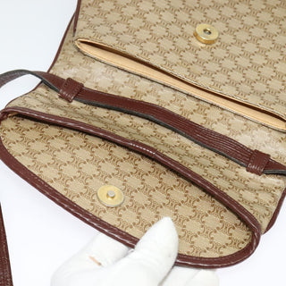 Celine Macadam Shoulder Bag PVC Leather