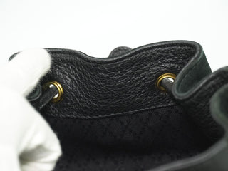 Gucci Vintage Bamboo Backpack Suede