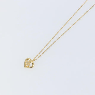 Christian Dior CD Heart Necklace Metal