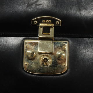 Gucci Vintage Lady Lock Top Handle Bag Leather